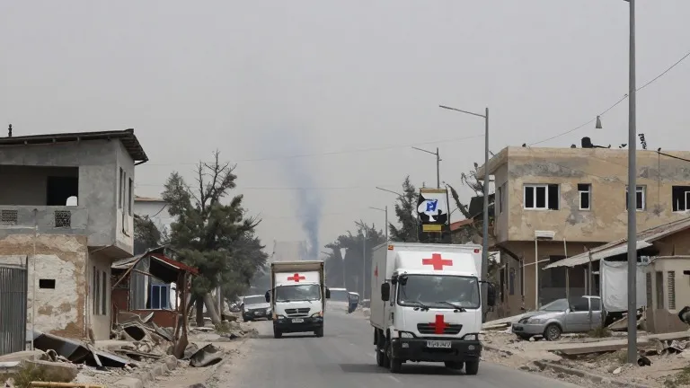 Illustration for: 2,000 Oleshky Residents Set to Leave Under Four-Day Truce