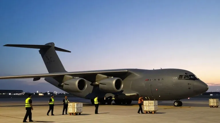 Illustration for: 21 Million Ballots Cast as US Sends Third Carrier