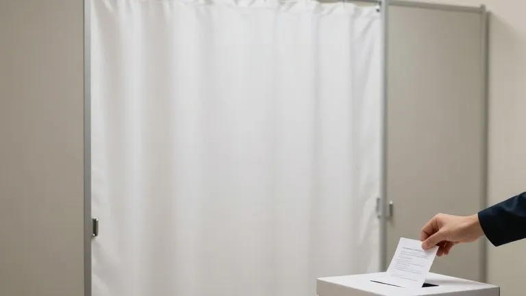 Illustration for: Israelis vote as 70,000 Gaza deaths loom over a split parliament