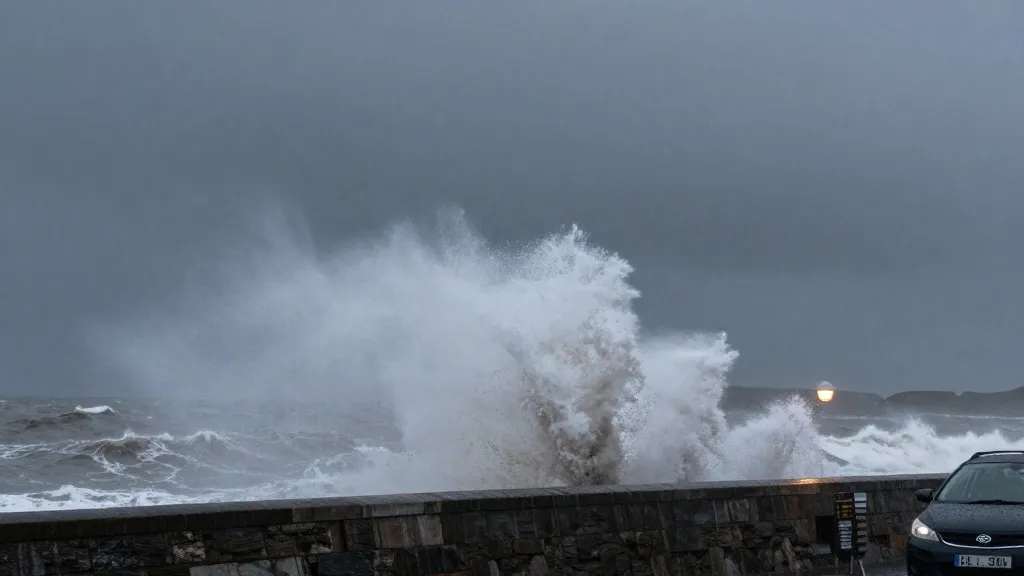 Illustration for: Storm Boelo Brings 80mph Gusts and Amber Warnings to Northern UK