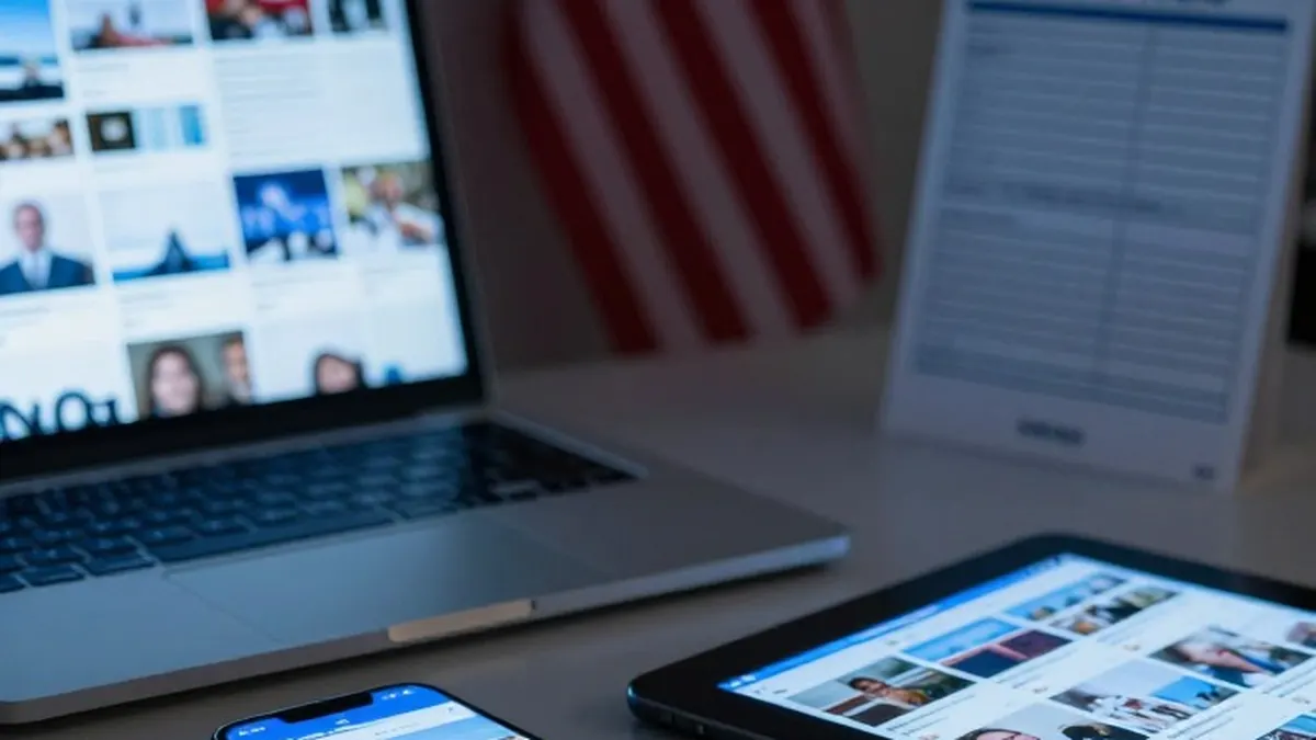 Illustration for: Experts Warn AI-Fueled Disinformation Is Flooding Social Media Ahead of US Midterms