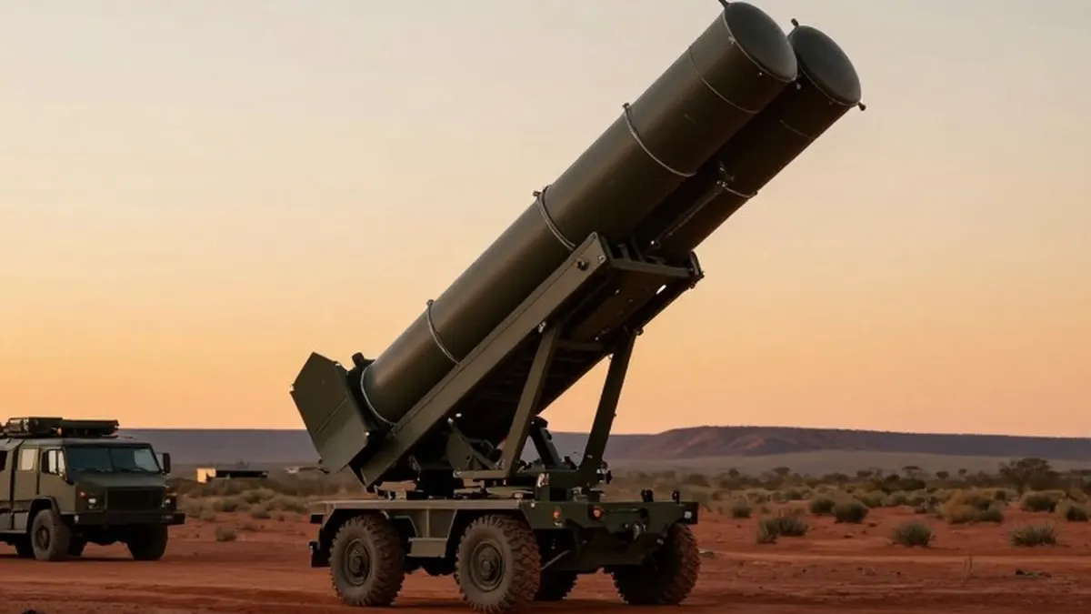 Illustration for: Australia Weighs Israeli-Linked Interceptor for Its First Land-Based Missile Shield