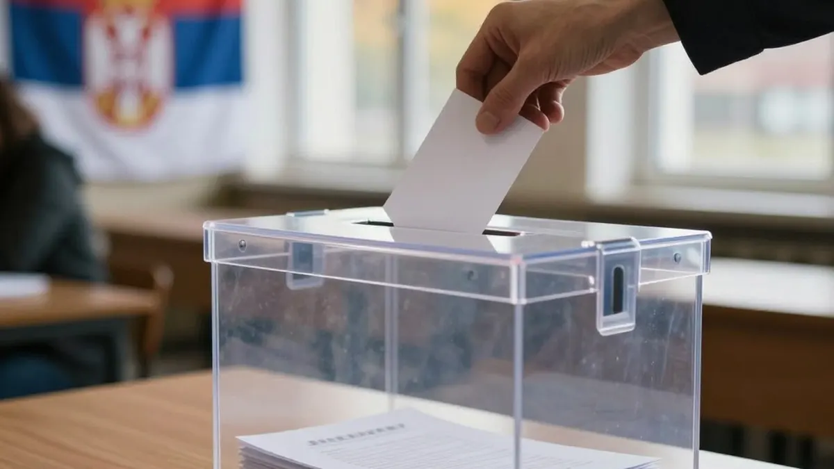 Illustration for: Vucic Seeks Return to Power as Serbs Vote in Pivotal Election