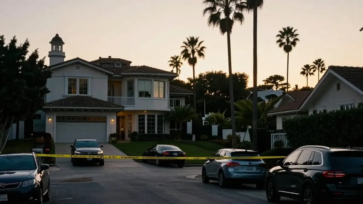 Illustration for: Federal Agents Search Beverly Hills Home Linked to Former Congressman Eric Swalwell