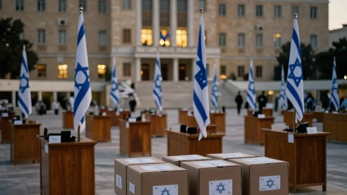 Illustration for: Israel Faces Political Deadlock After Vote, With Three Paths to a Government